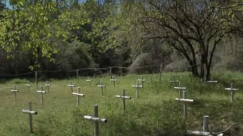 Unmarked graves at the Florida School for Boys