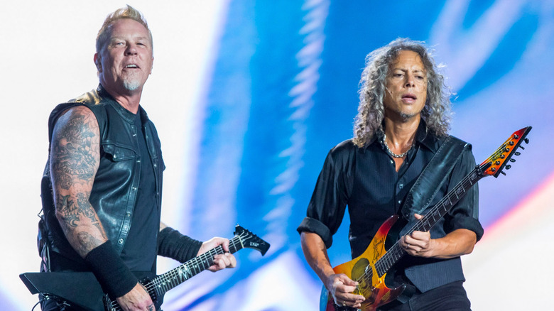 Metallica members in 2017