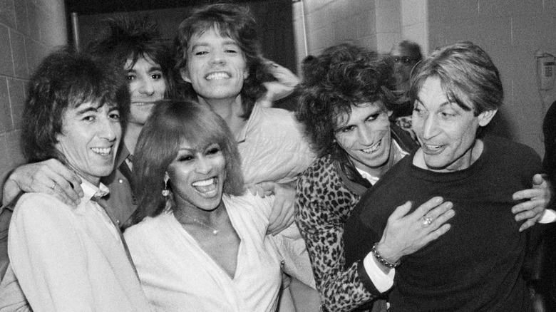 tina turner with rolling stones