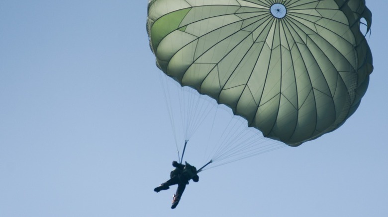 Special forces paratrooper