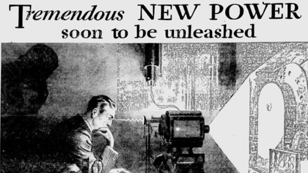 The Kansas City Post-Journal's illustration of Tesla's hypothetical thought camera