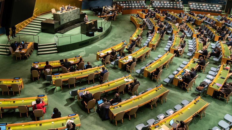 United Nations General Assembly meeting