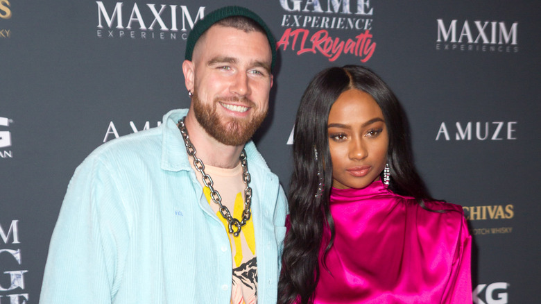 Travis Kelce and Kayla Nicole attend event