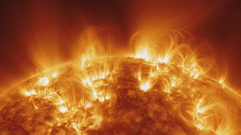 up close image of the Sun