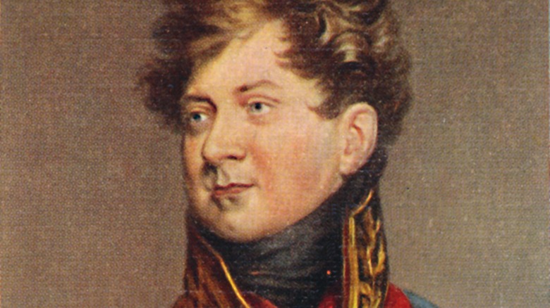 George IV in high collar