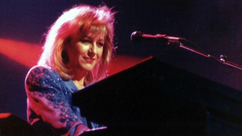 Christine McVie performing in 1990
