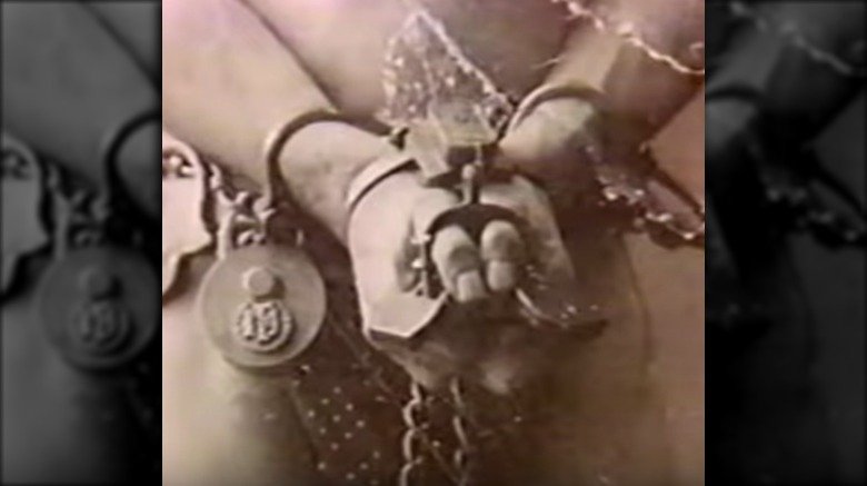 Houdini in handcuffs