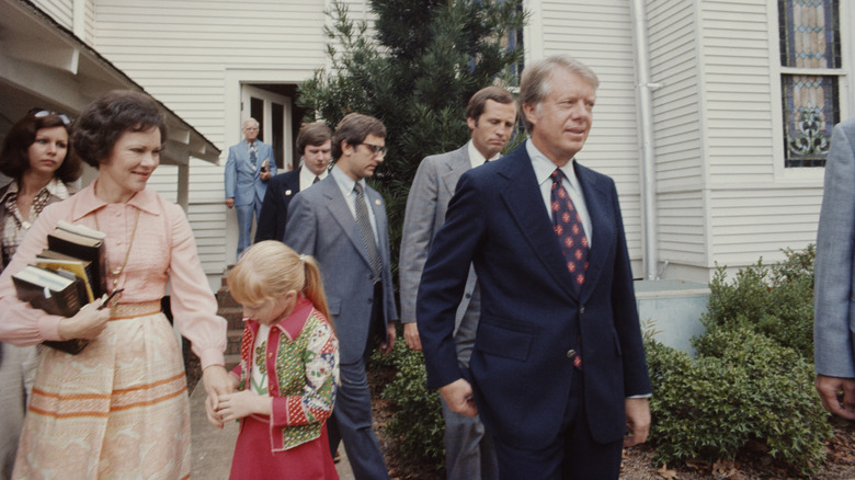 Jimmy and Rosalynn Carter in the 1970s