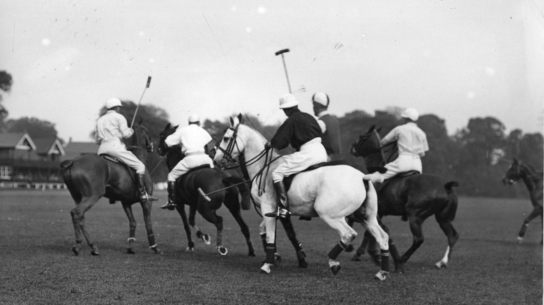 Photo of a Polo match i 1908