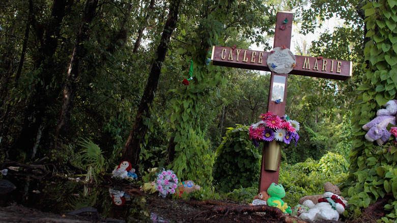 A memorial site for Caylee Anthony