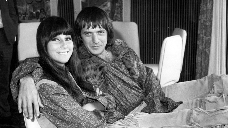 Sonny and Cher smiling