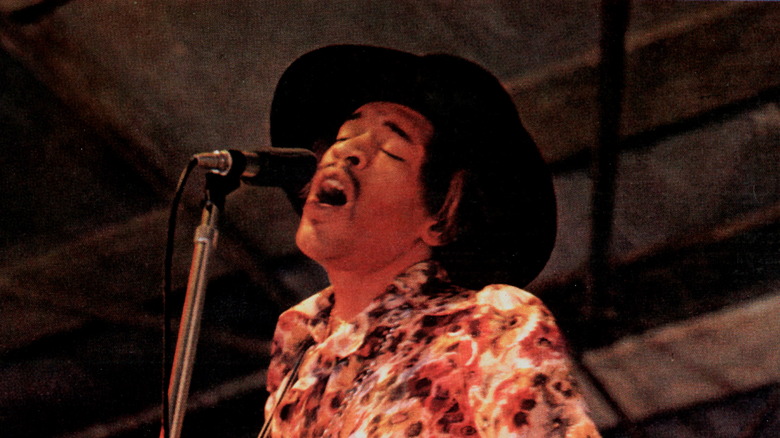 Jimi Hendrix singing
