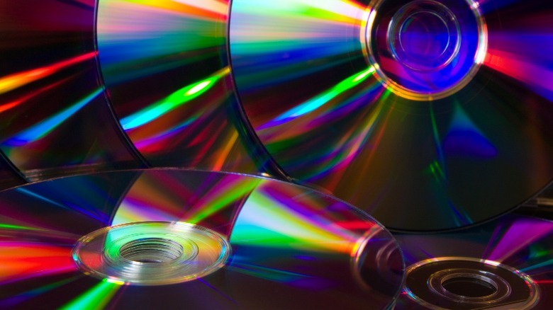 Colorful compact discs