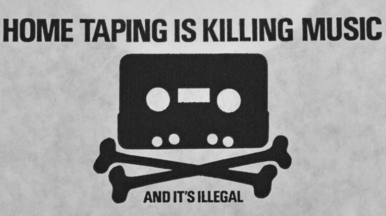 Home Taping Is Killing Music campaign logo