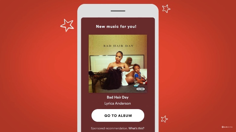 An example of a Spotify Marquee