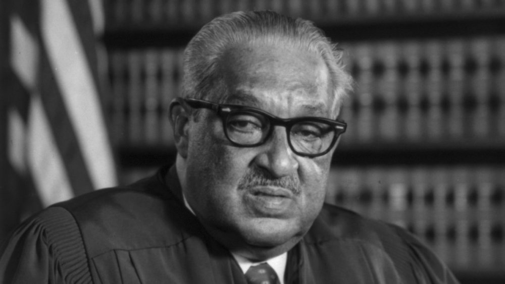 Thurgood Marshall in 1976 as a Supreme Court Justice