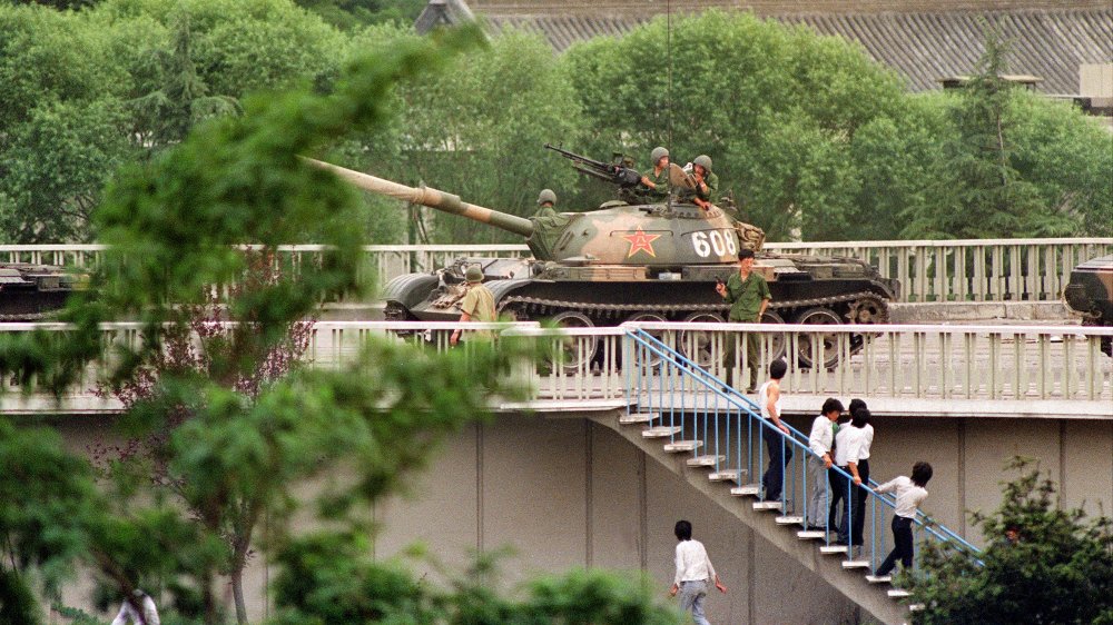 military tank tiananmen square China