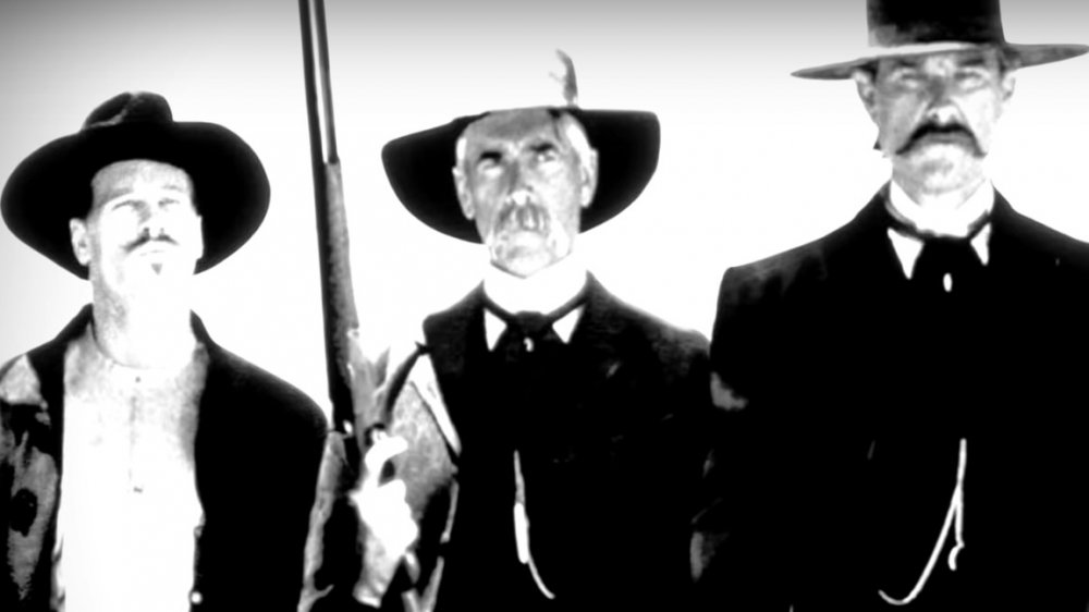Val Kilmer, Sam Elliott, Kurt Russel in "Tombstone," Gunfight at the OK Corral
