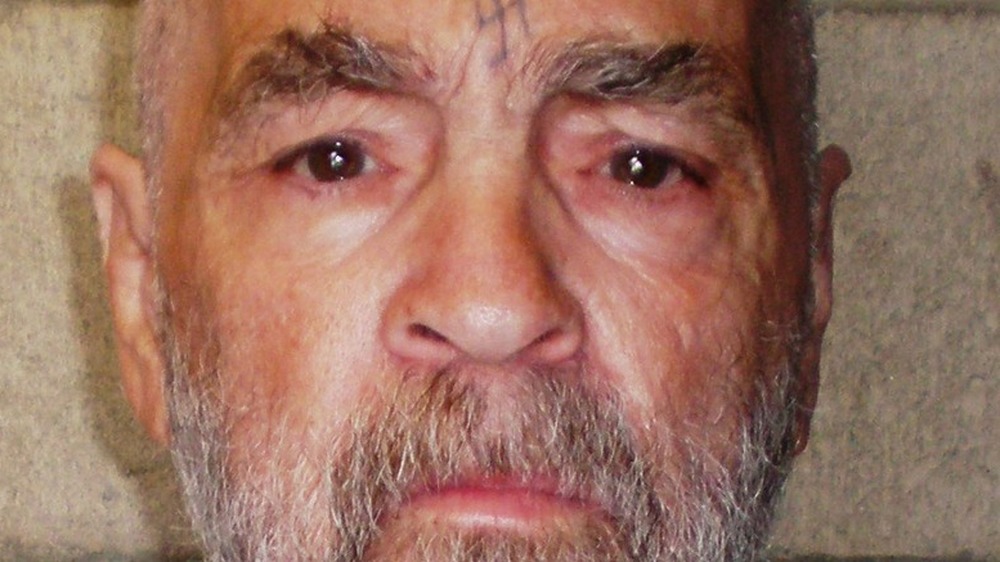 An aging Charles Manson's mugshot 