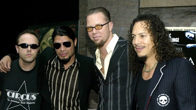 Metallica members 2004