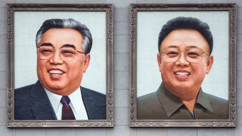 Kim il-Sung and Kim Jong-Il