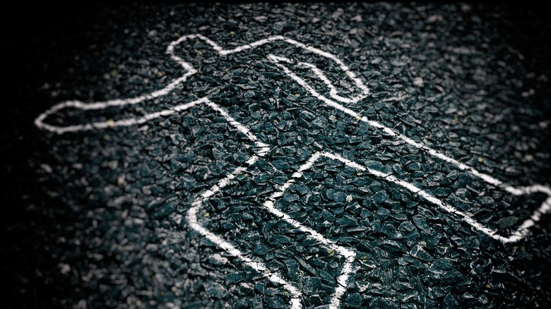 crime scene chalk