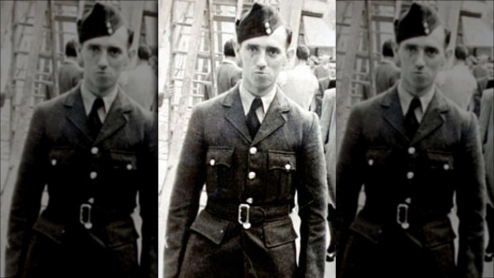 RAF engineer Ronald Maddison in military uniform