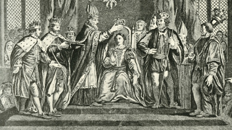 Anne Boleyn is crowned