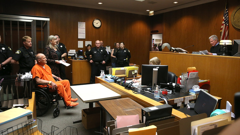 Joseph DeAngelo orange jumpsuit in court