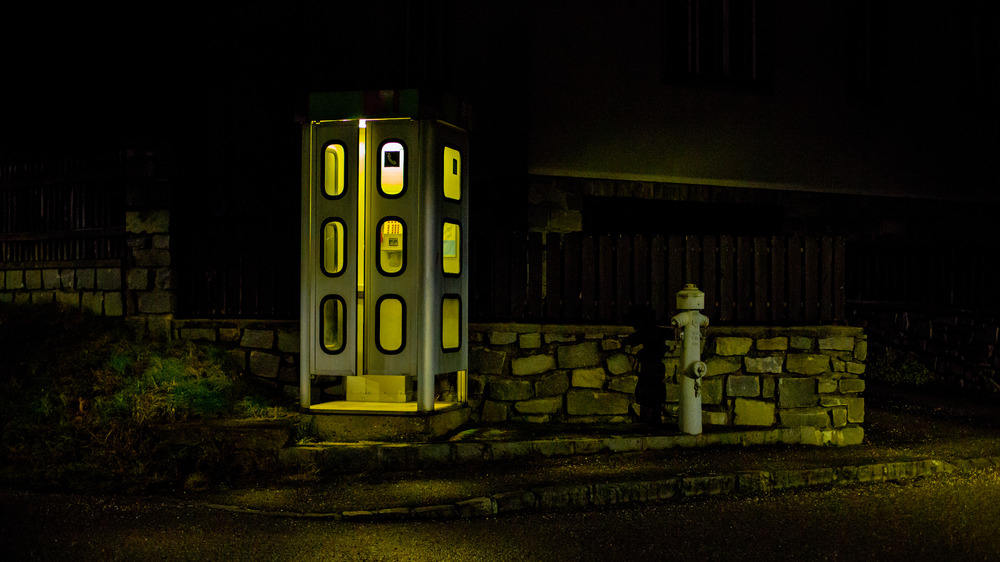 creepy phone booth