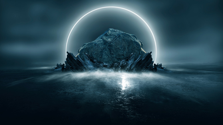 Icy planet artwork