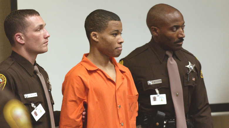 Lee Boyd Malvo at a court appearance