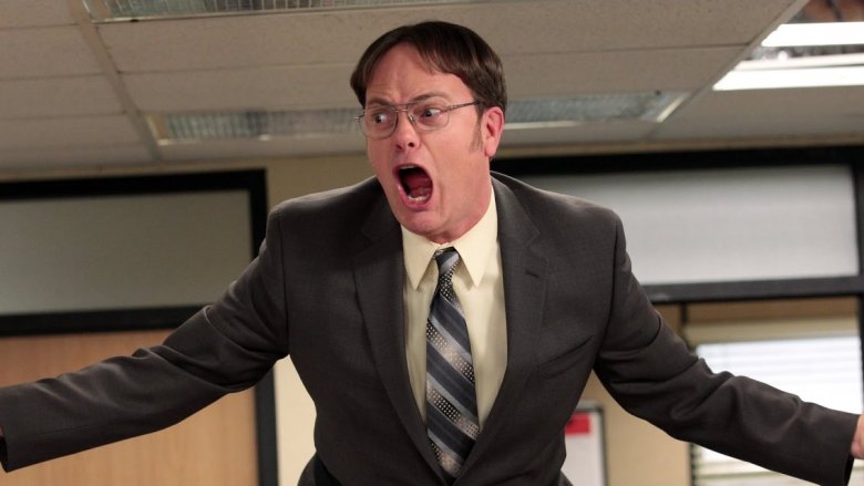 dwight screaming the office