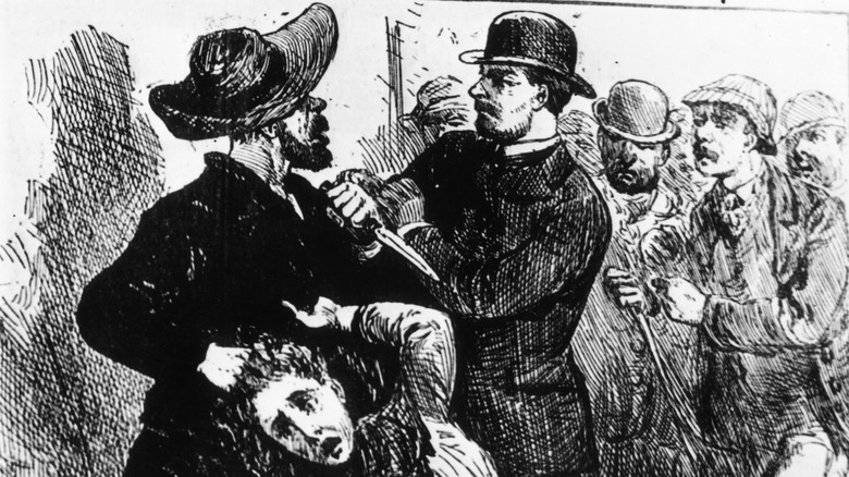 A confabulated image of Jack the Ripper.