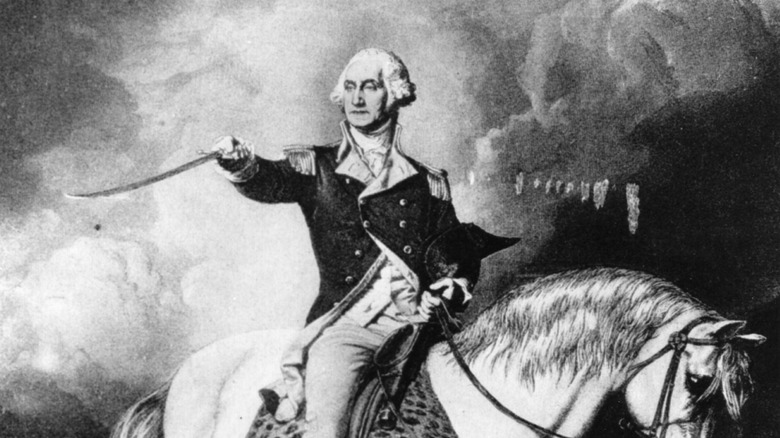 General Washington on horseback