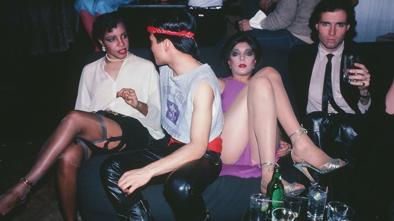 Partygoers at Studio 54, 1970s