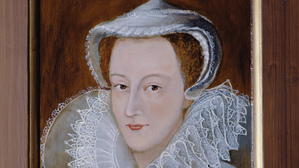Portrait of Mary, Queen of Scots, smiling 