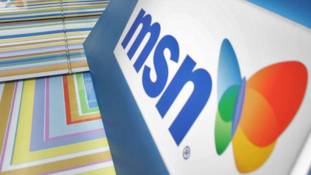 The logo of MSN