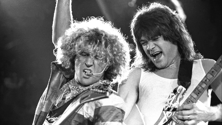 Sammy Hagar and Eddie Van Halen live