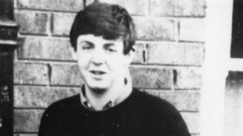 Paul McCartney as a teenager