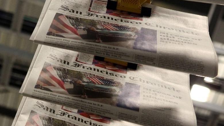 San Francisco Chronicle newspapers