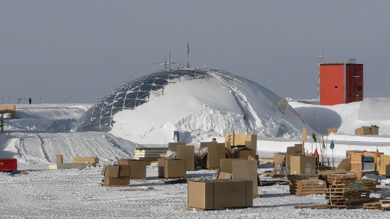 The dome at Amundsen-Scott South Pole Station