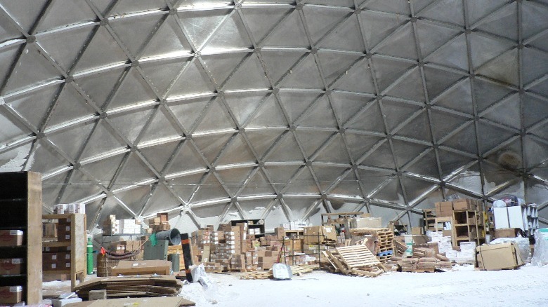 Inside the dome at Amundsen-Scott Station