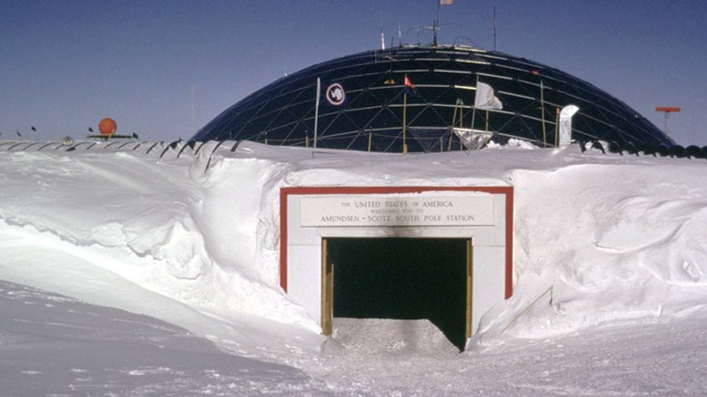 Entrance to the Amundsen-Scott South Pole Station