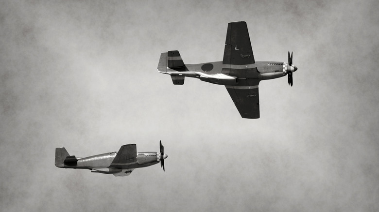 World War II era fighter planes.