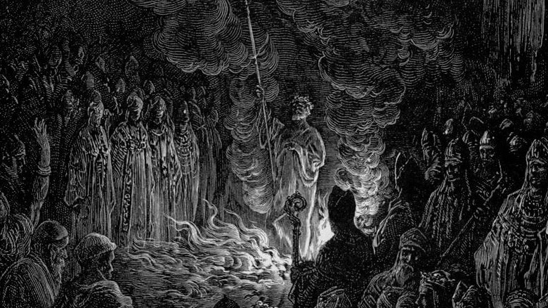 Gustave Doré peter bartholomew ordeal of fire