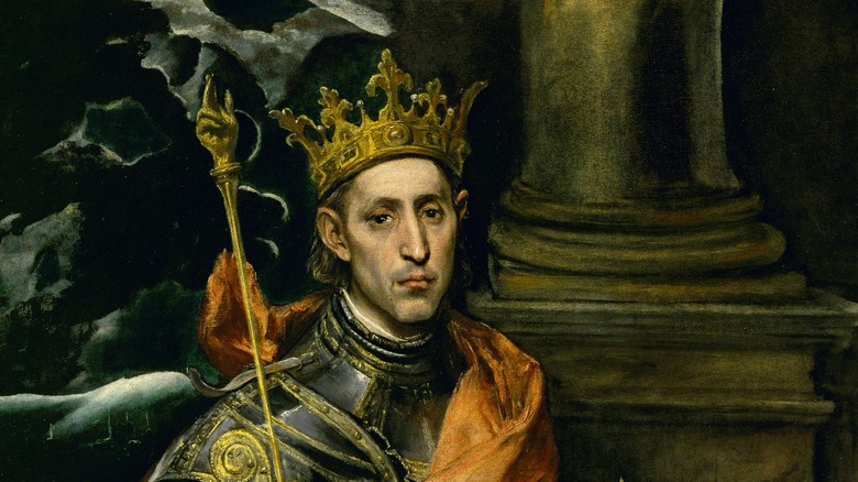 painting of Saint Louis King Louis IX