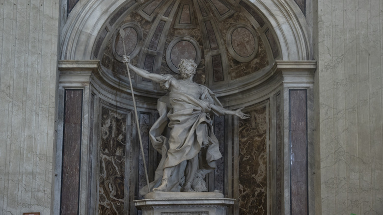 st. longinus statue st. peters