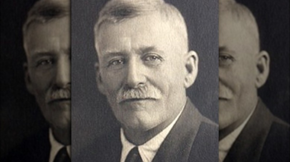 Marvin A. Clark with mustache