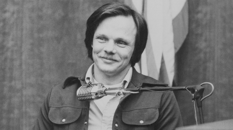 Lawrence Bittaker smiling in court